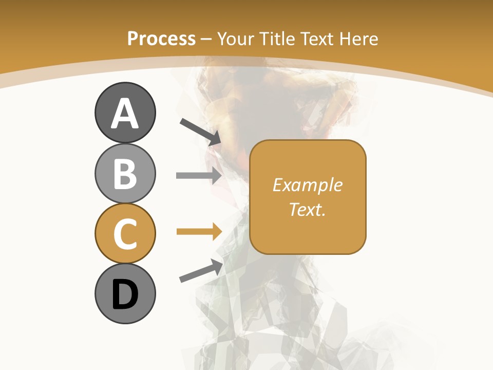 A Woman In A Red Dress Is Dancing On A White And Gold Background PowerPoint Template