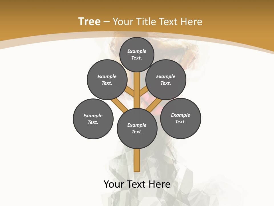 A Woman In A Red Dress Is Dancing On A White And Gold Background PowerPoint Template