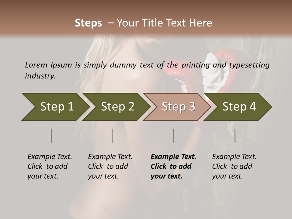 Direction Paint Gardening PowerPoint Template