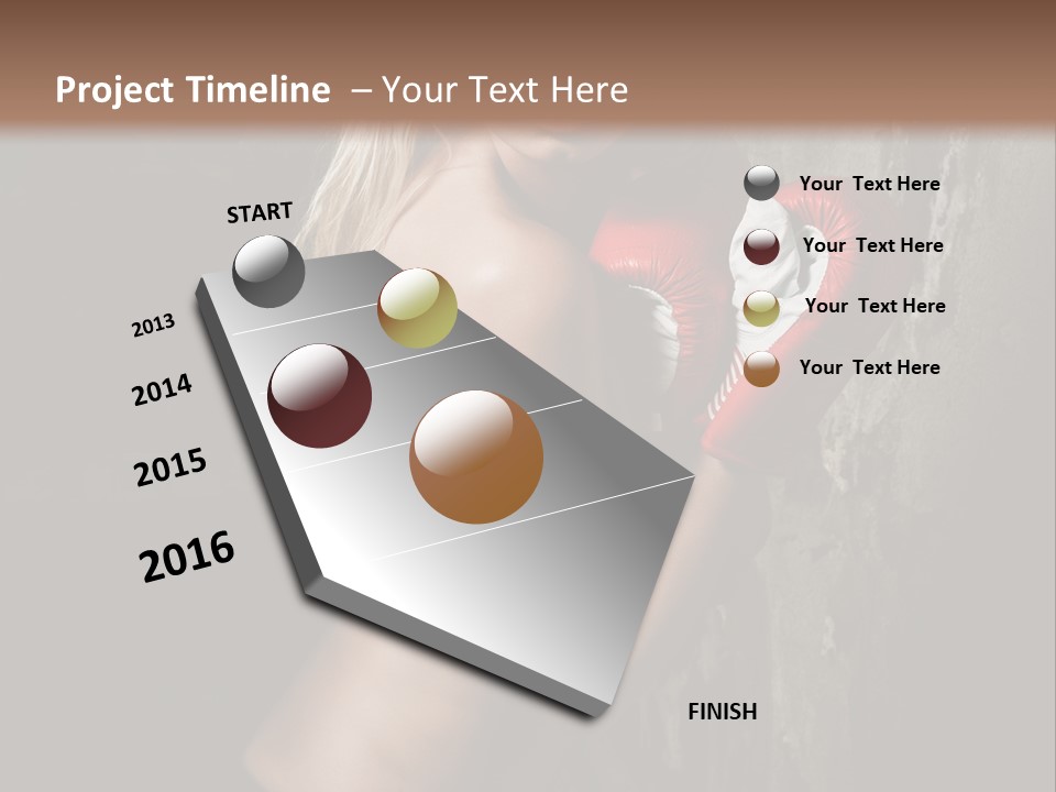 Direction Paint Gardening PowerPoint Template