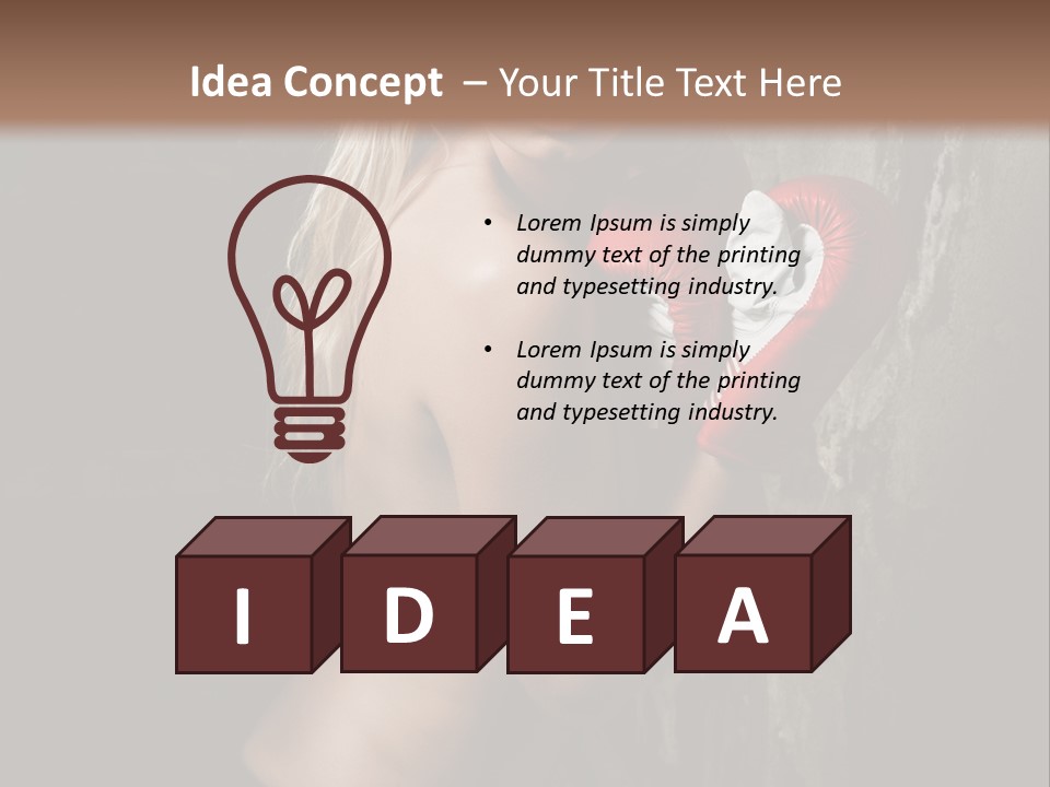 Direction Paint Gardening PowerPoint Template