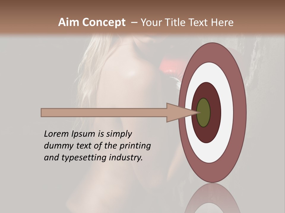 Direction Paint Gardening PowerPoint Template