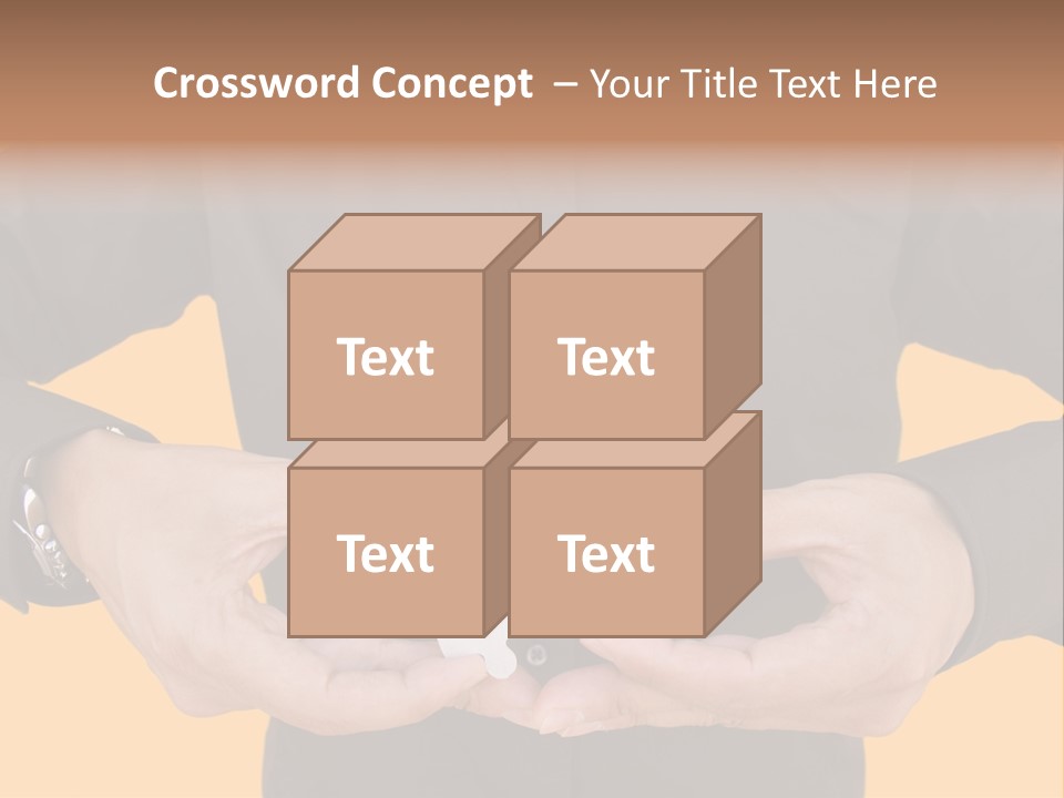 Strength Men Crowd PowerPoint Template