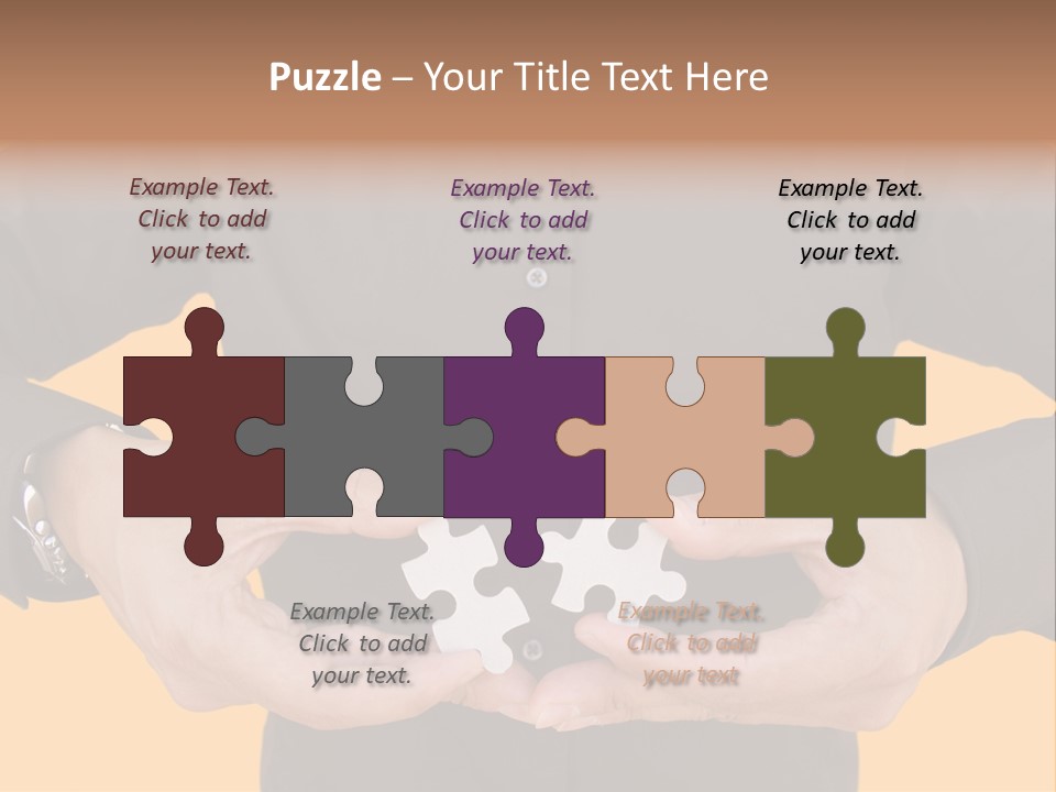 Strength Men Crowd PowerPoint Template