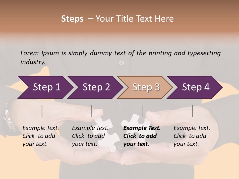 Strength Men Crowd PowerPoint Template