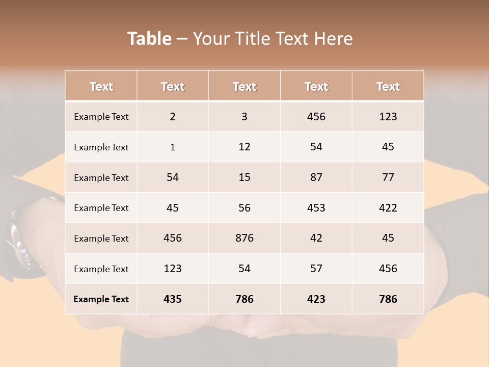 Strength Men Crowd PowerPoint Template