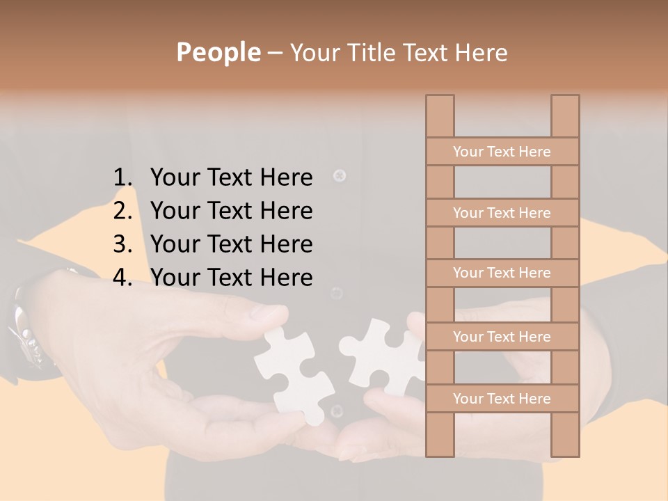 Strength Men Crowd PowerPoint Template