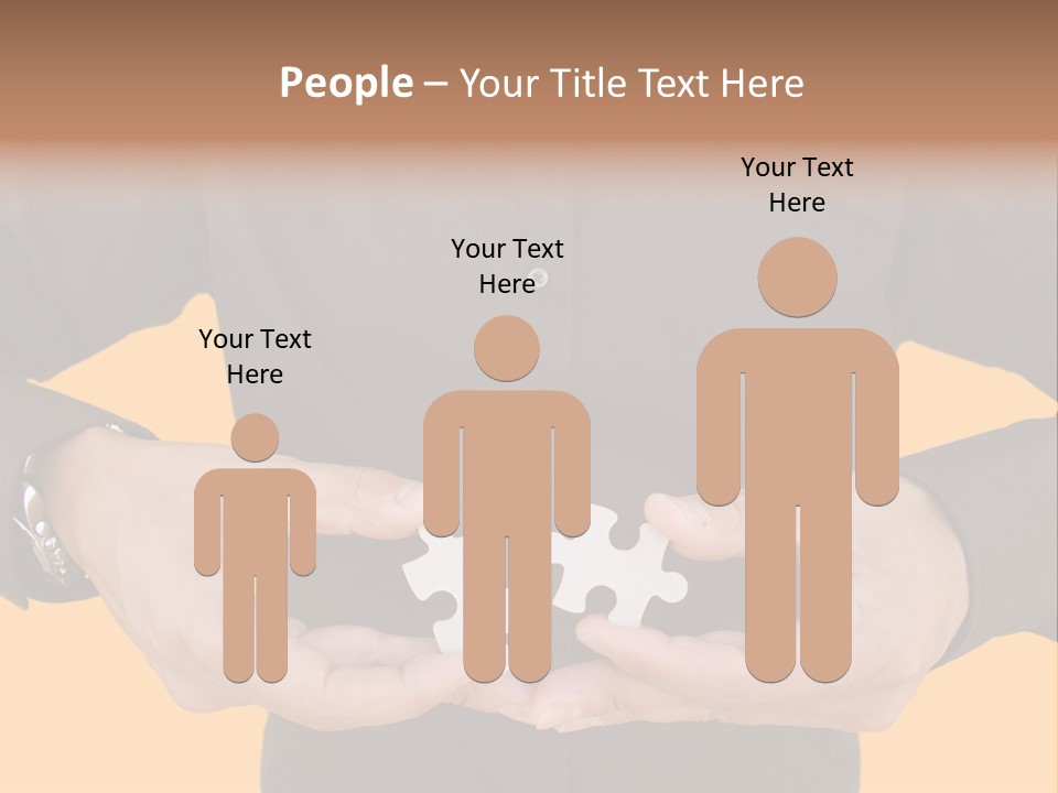 Strength Men Crowd PowerPoint Template