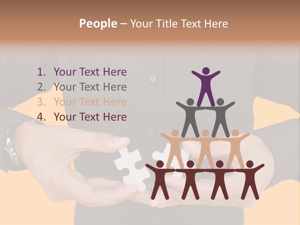 Strength Men Crowd PowerPoint Template