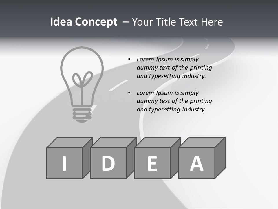 Bridge Illustration Concept PowerPoint Template