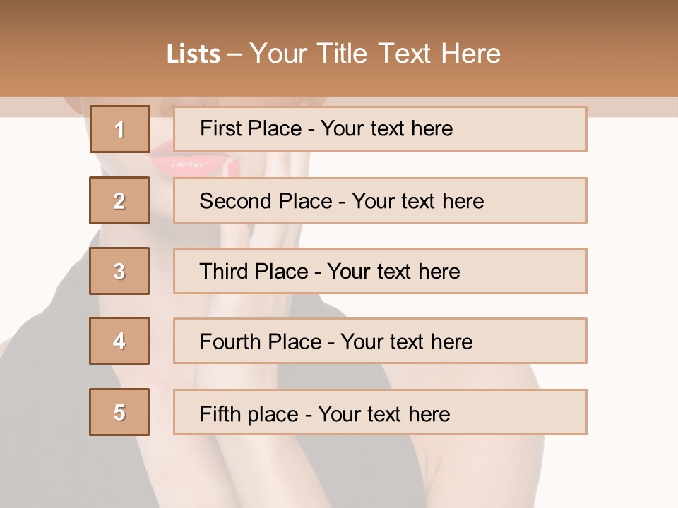 Female Shine Elegant PowerPoint Template