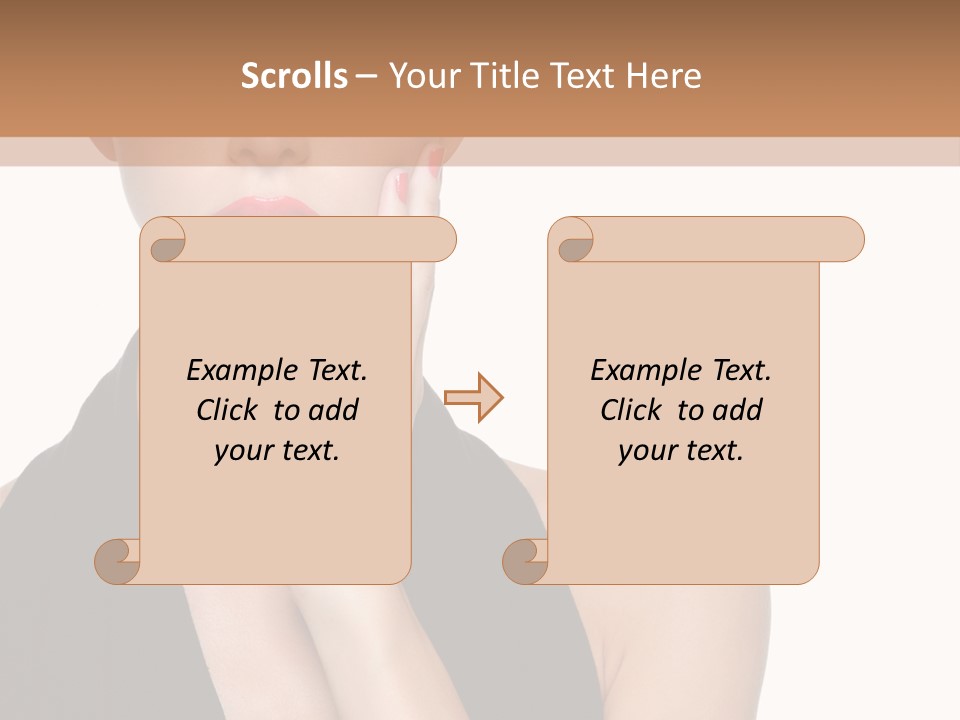 Female Shine Elegant PowerPoint Template