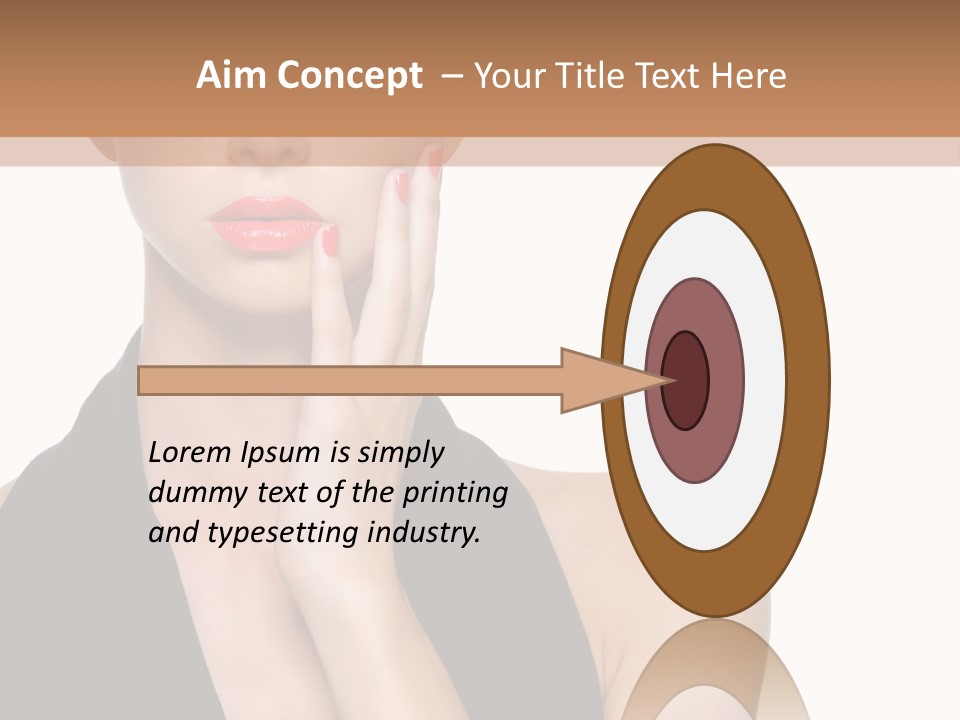 Female Shine Elegant PowerPoint Template