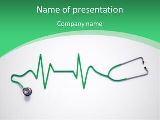 Readout Green Patient PowerPoint Template