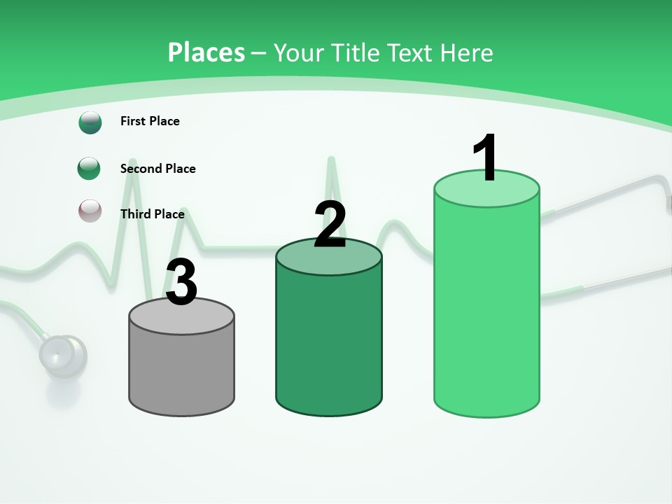 Readout Green Patient PowerPoint Template