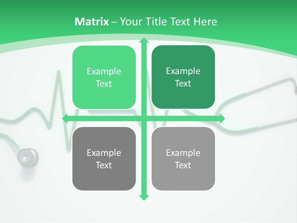 Readout Green Patient PowerPoint Template