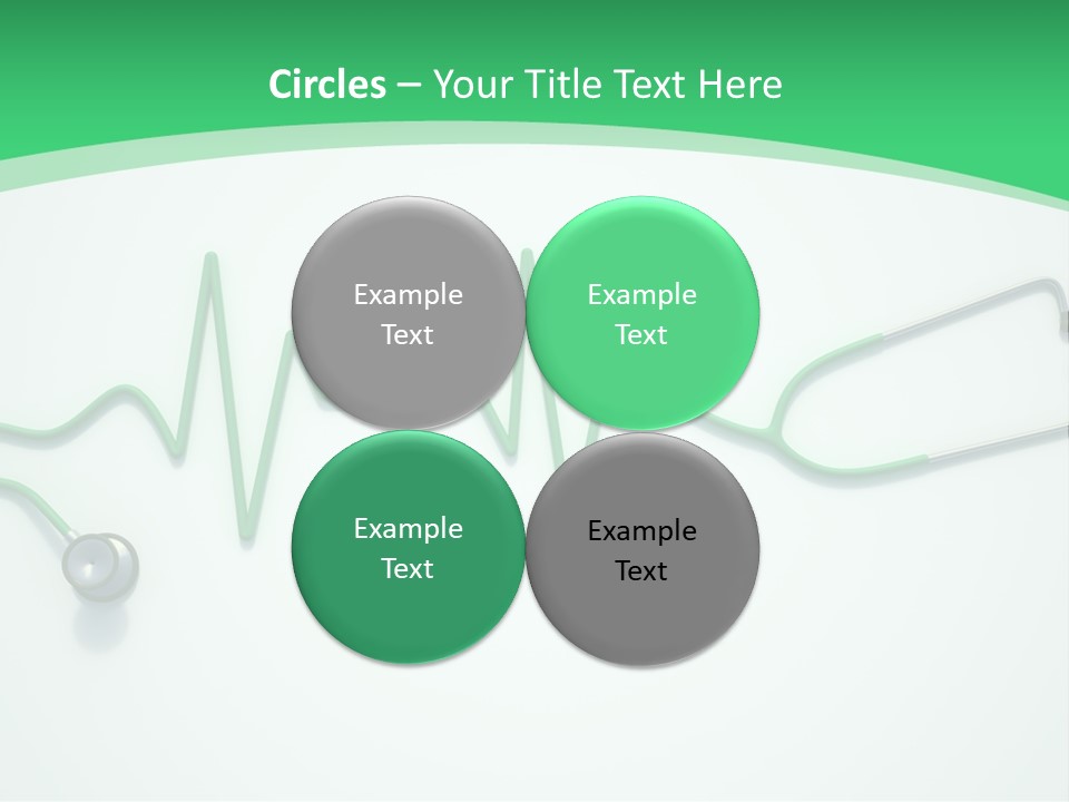 Readout Green Patient PowerPoint Template