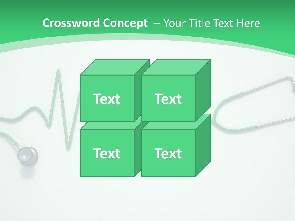 Readout Green Patient PowerPoint Template