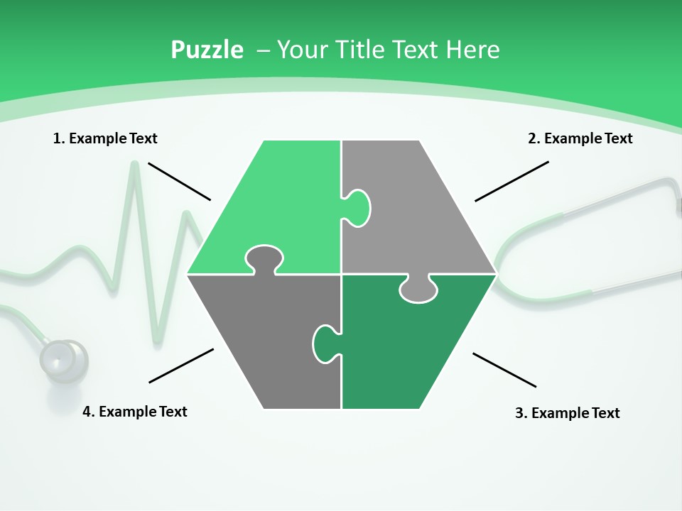 Readout Green Patient PowerPoint Template