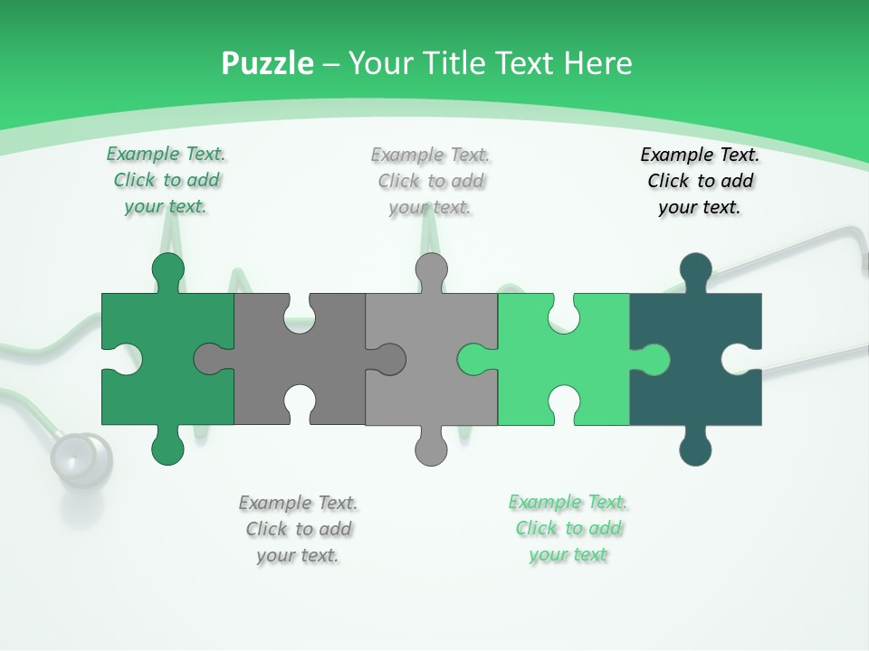 Readout Green Patient PowerPoint Template