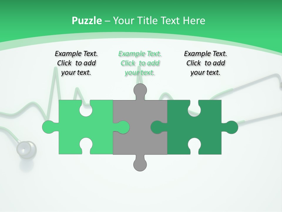 Readout Green Patient PowerPoint Template