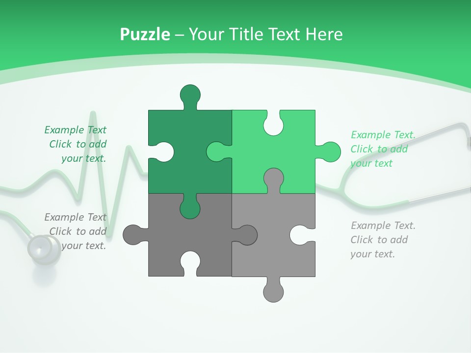 Readout Green Patient PowerPoint Template