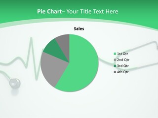 Readout Green Patient PowerPoint Template