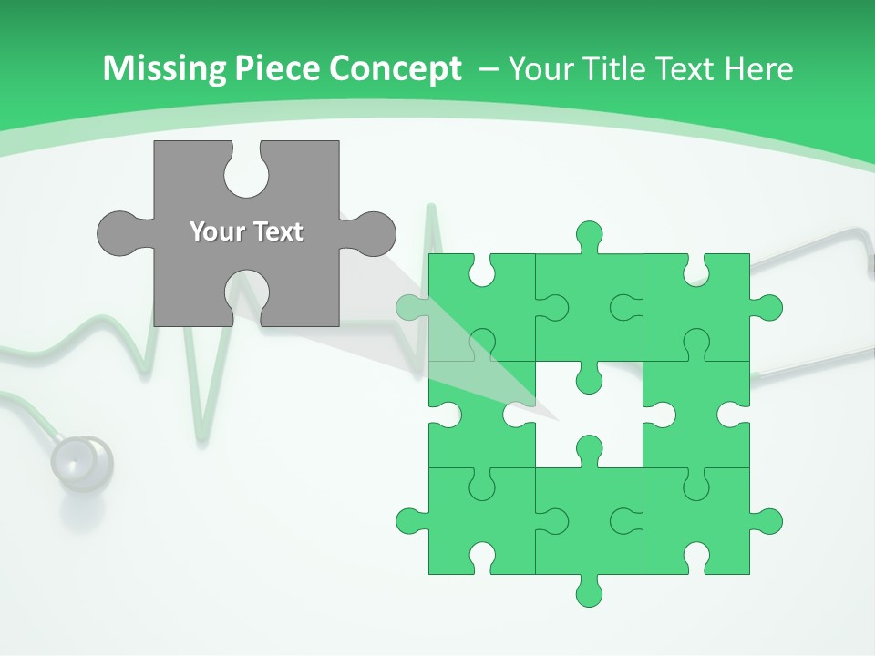 Readout Green Patient PowerPoint Template