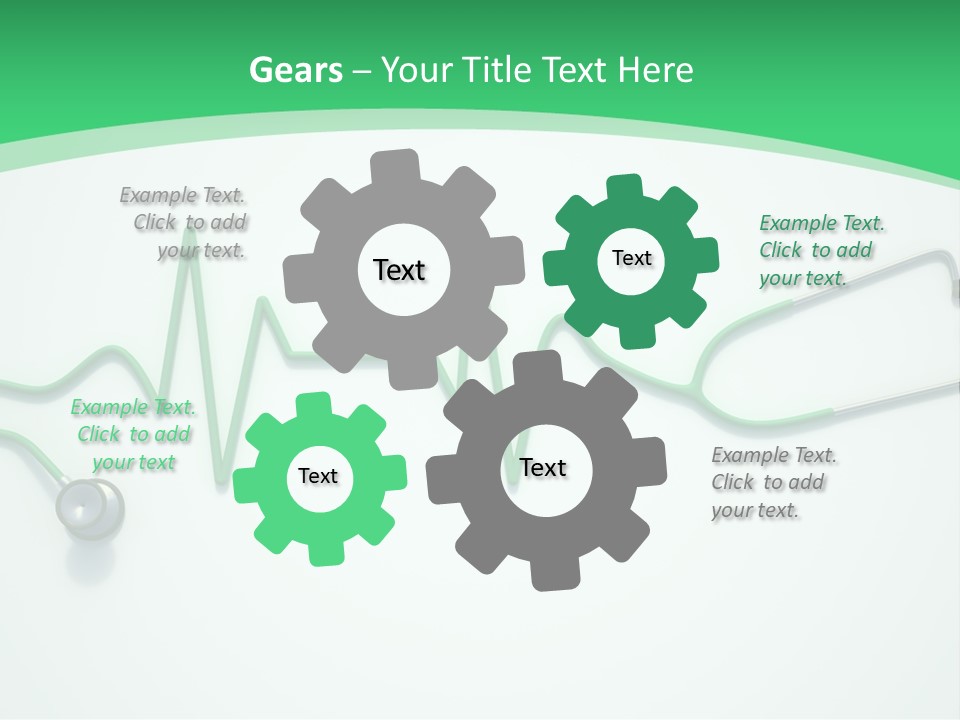 Readout Green Patient PowerPoint Template