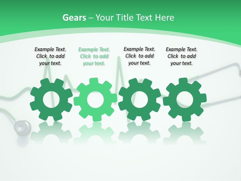 Readout Green Patient PowerPoint Template