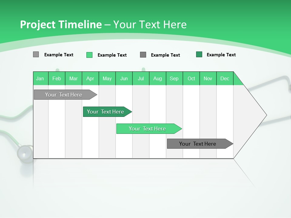 Readout Green Patient PowerPoint Template