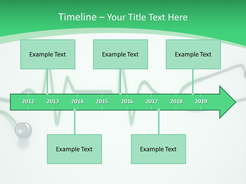 Readout Green Patient PowerPoint Template