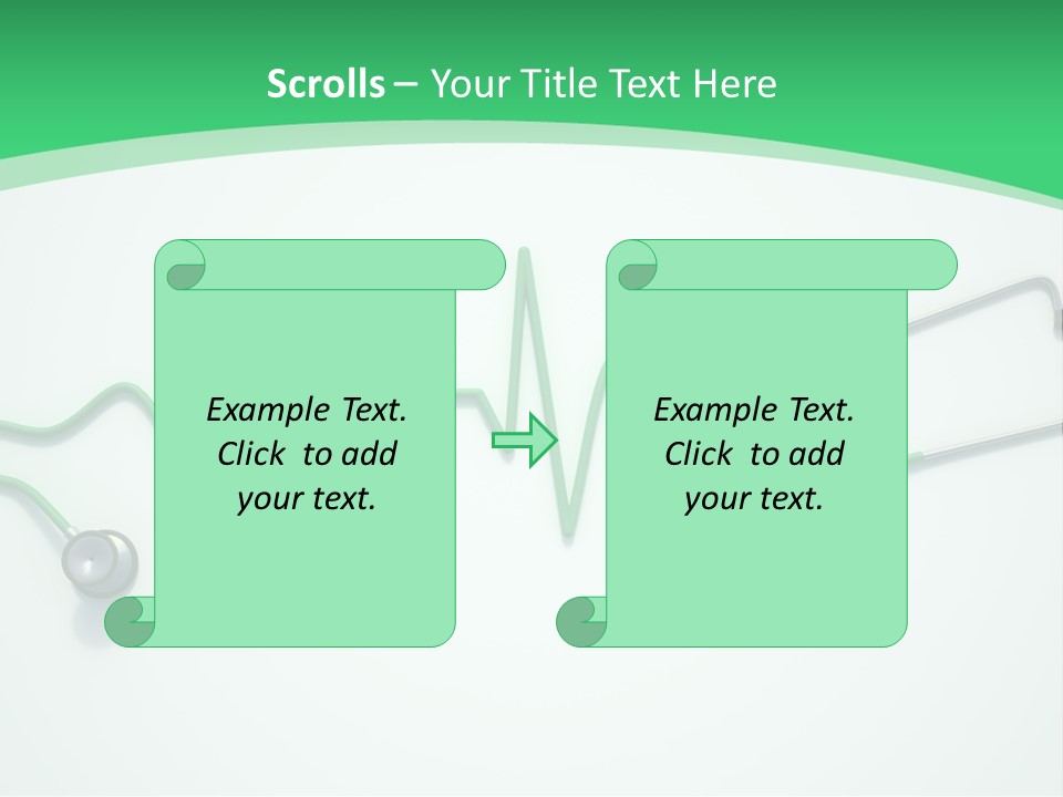 Readout Green Patient PowerPoint Template