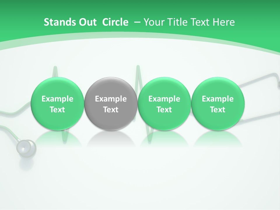 Readout Green Patient PowerPoint Template