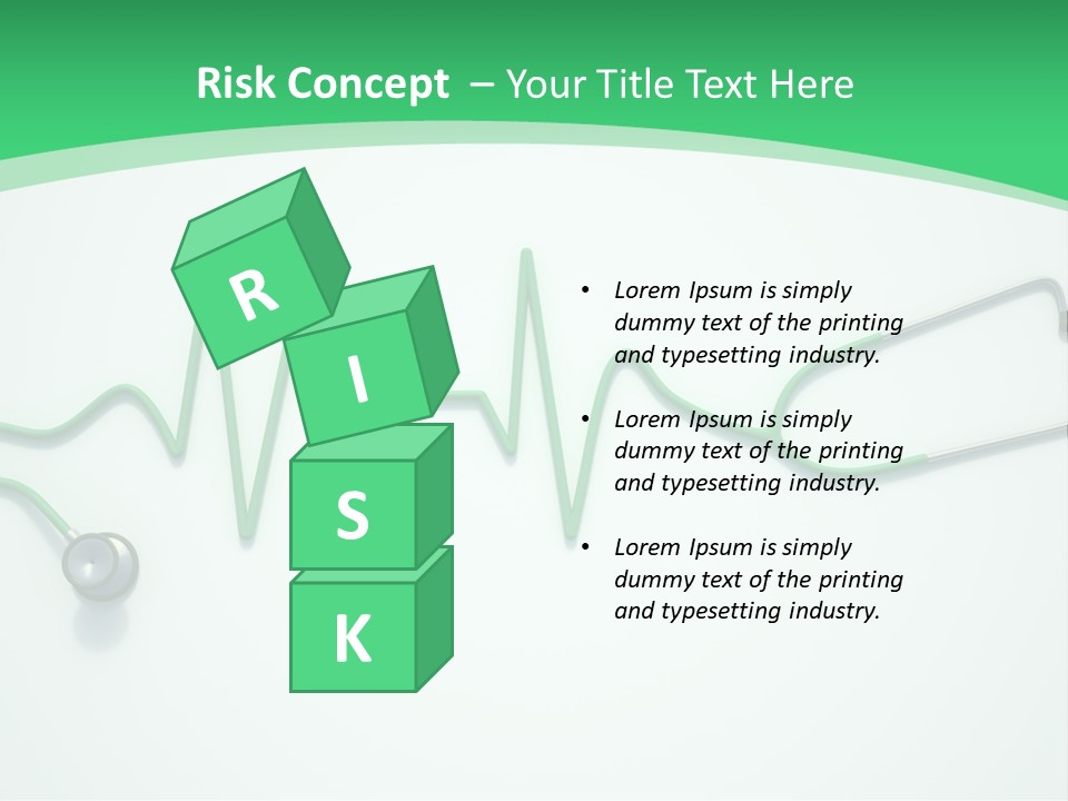Readout Green Patient PowerPoint Template