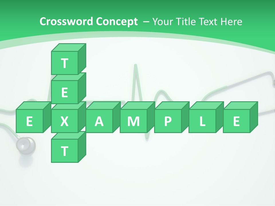 Readout Green Patient PowerPoint Template