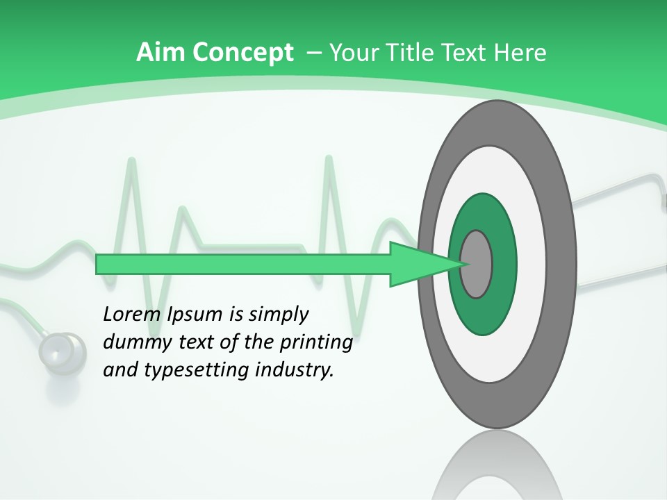Readout Green Patient PowerPoint Template