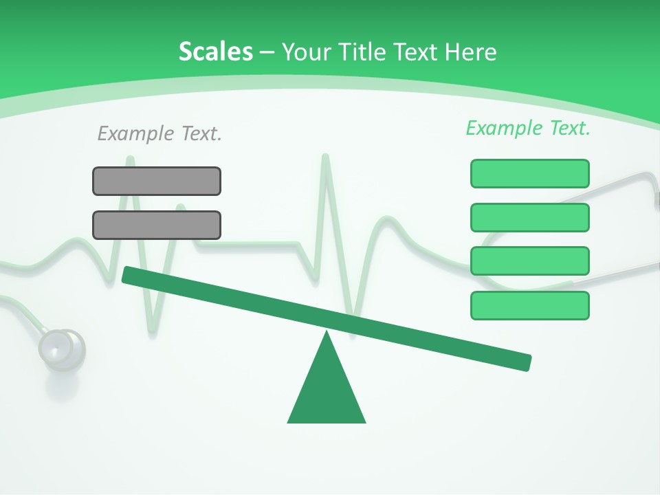 Readout Green Patient PowerPoint Template