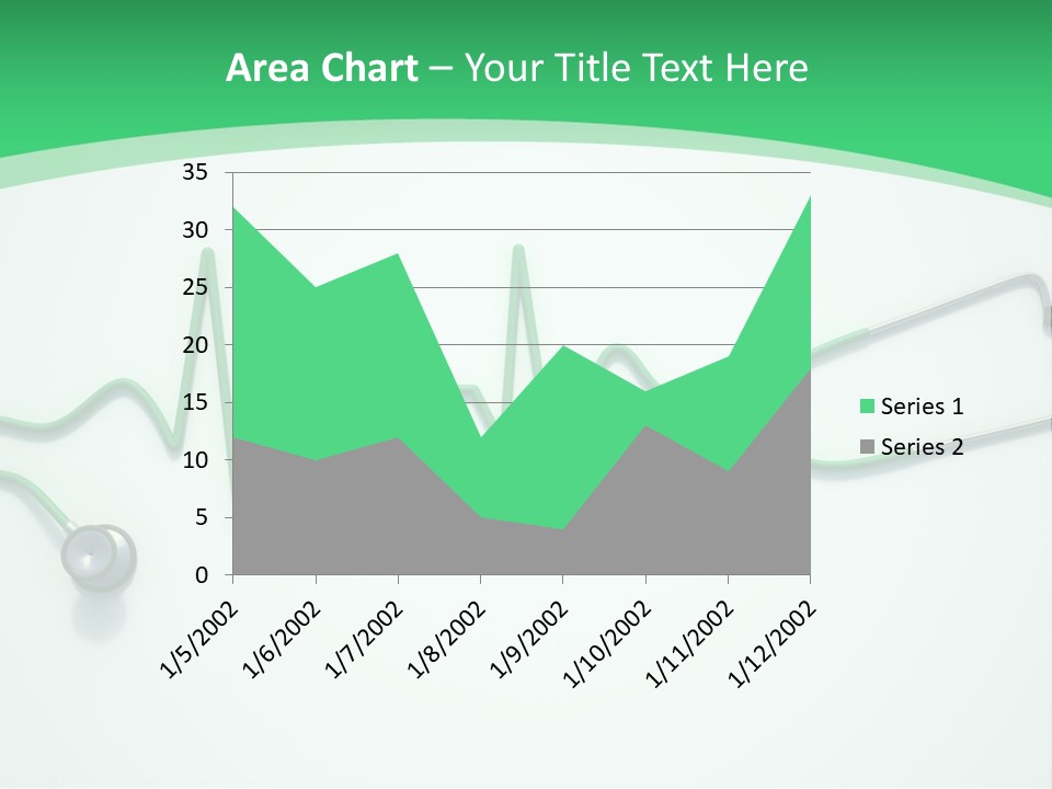 Readout Green Patient PowerPoint Template