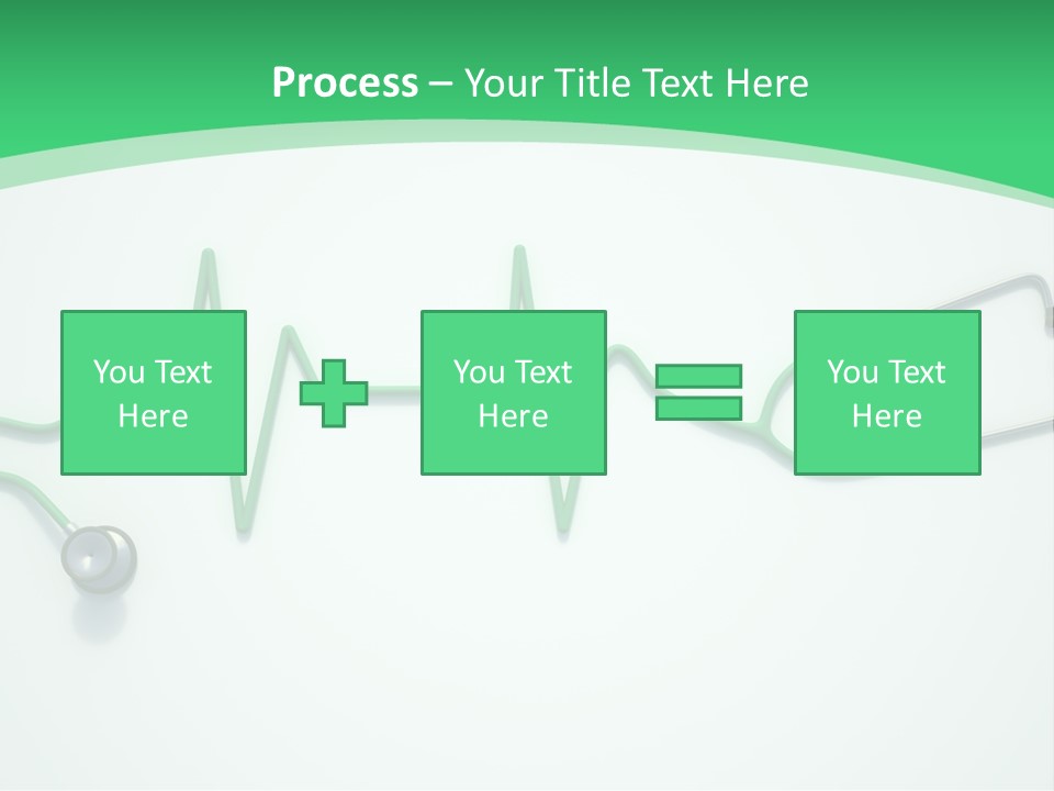Readout Green Patient PowerPoint Template