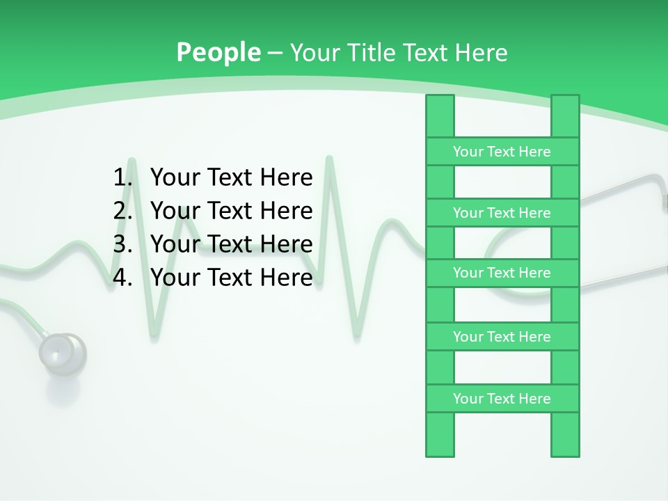 Readout Green Patient PowerPoint Template