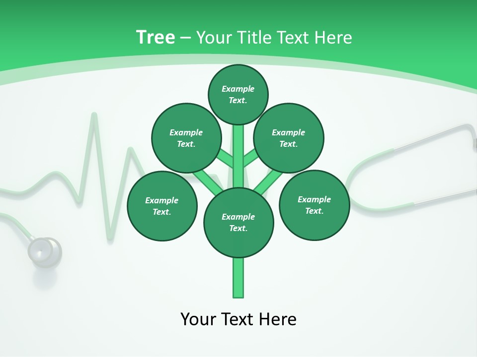 Readout Green Patient PowerPoint Template