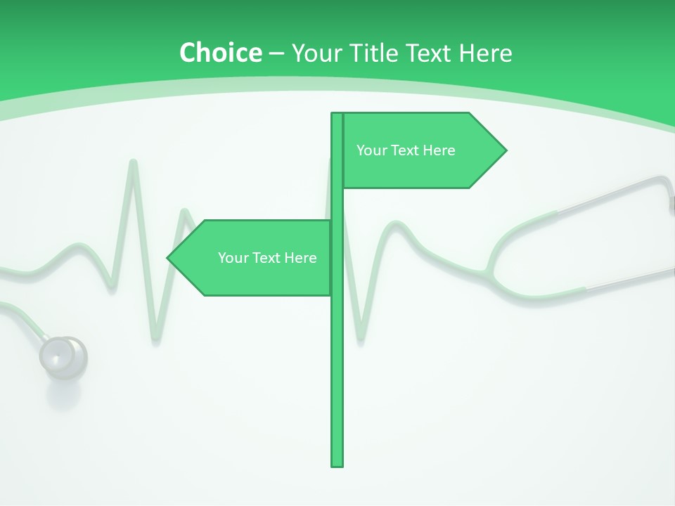 Readout Green Patient PowerPoint Template