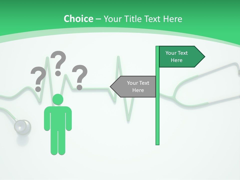 Readout Green Patient PowerPoint Template