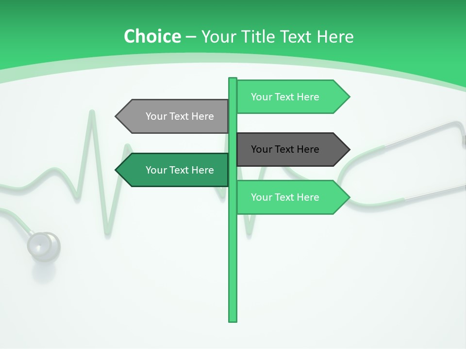 Readout Green Patient PowerPoint Template