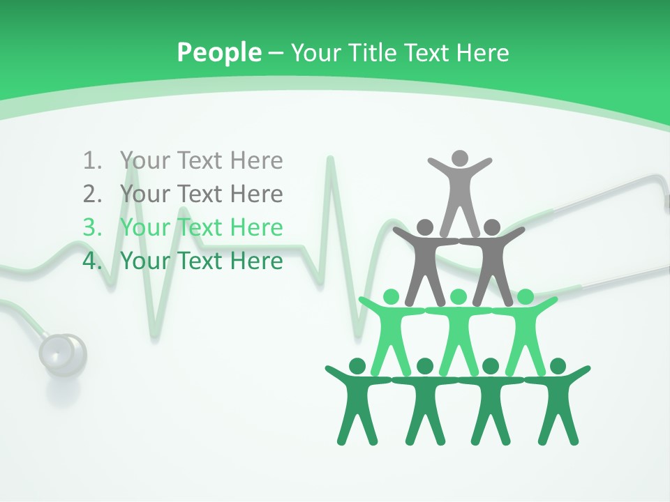 Readout Green Patient PowerPoint Template