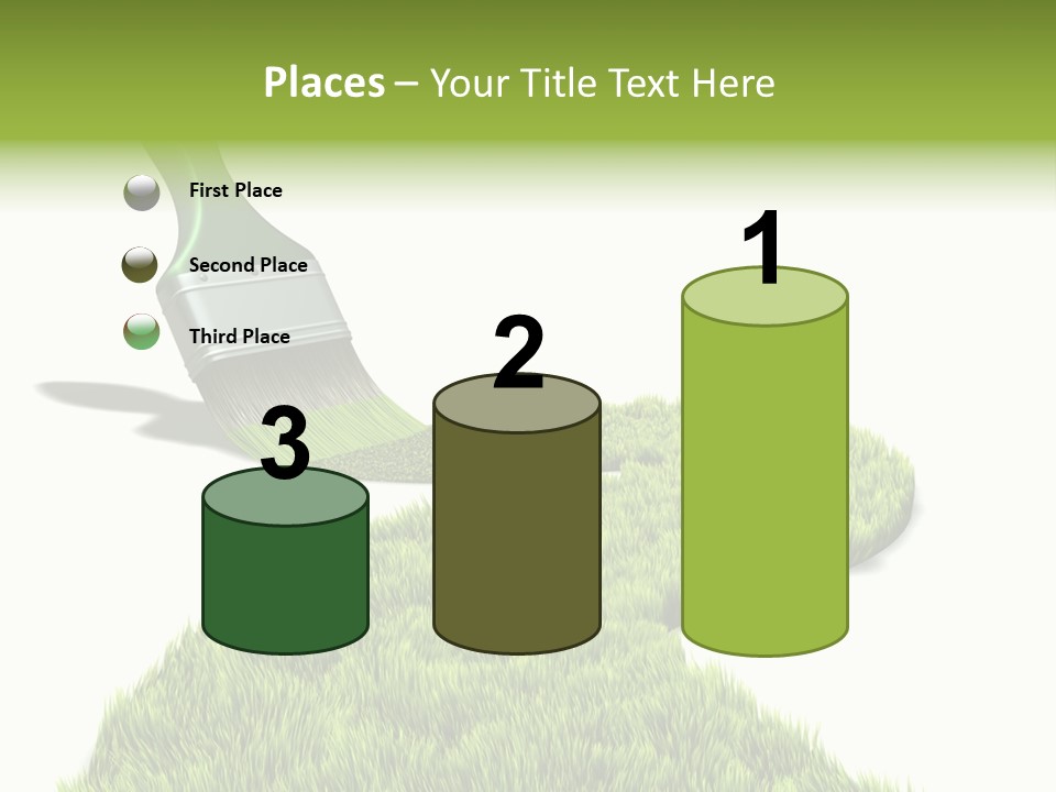 Direction Paint Gardening PowerPoint Template