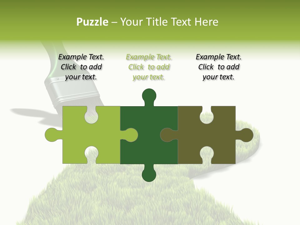 Direction Paint Gardening PowerPoint Template