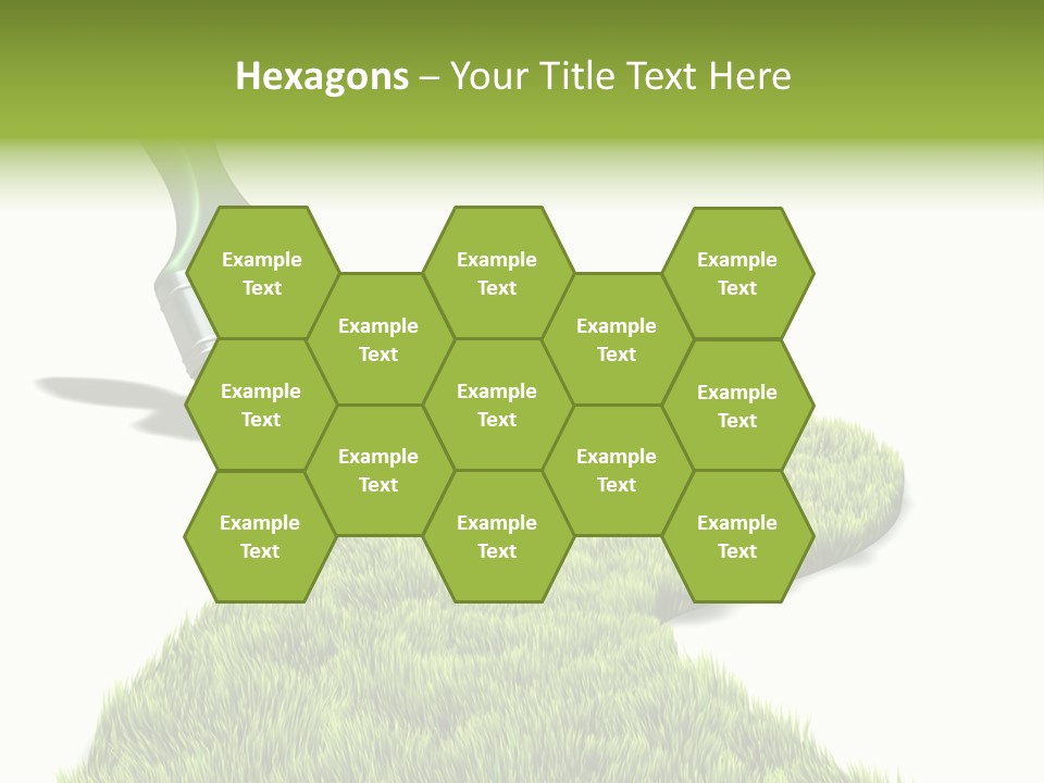 Direction Paint Gardening PowerPoint Template