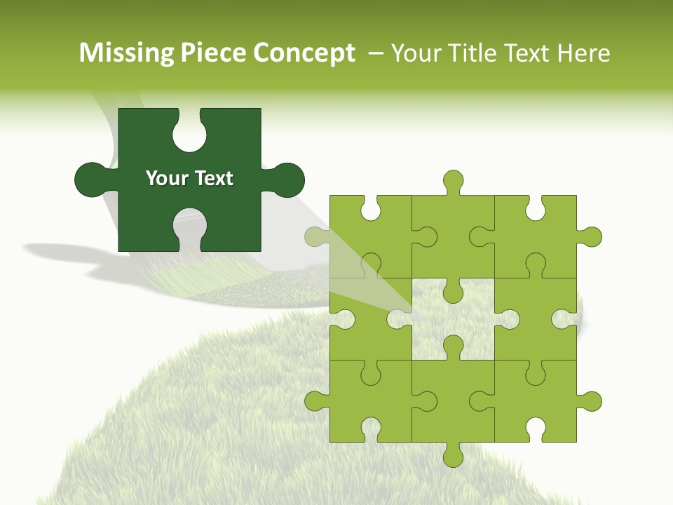 Direction Paint Gardening PowerPoint Template